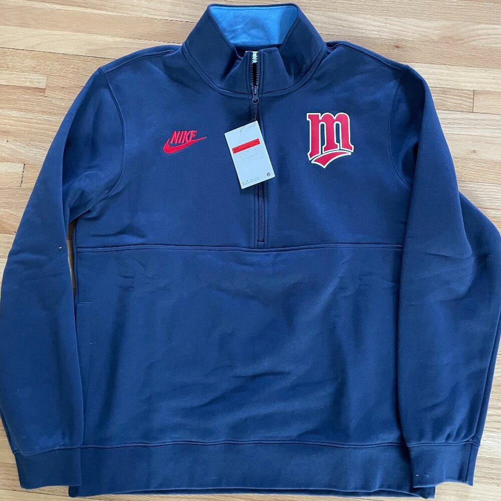 NWT Nike MN Twins 1/4 zip sweatshirt Men's L